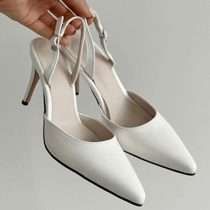 Alphabet Changer Strap High Heel Pumps Stiletto Heel 3 Colors