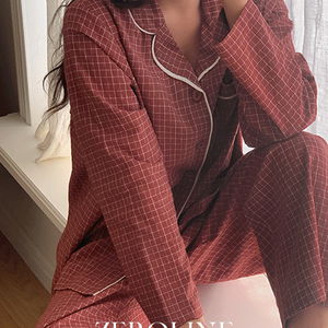 코지미 체크 파자마 세트 83852