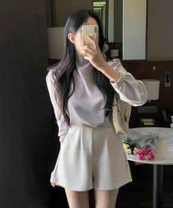 寬鬆彈性休閒短褲