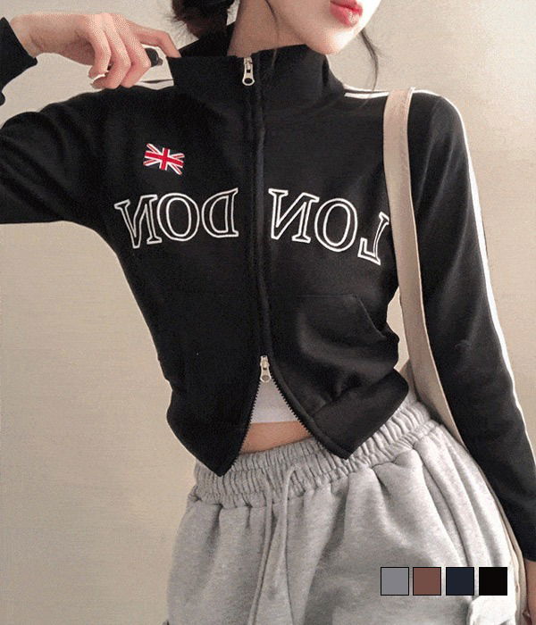 London Stars and Stripes Track Two-Way Full Zip-Up