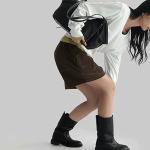 투모아 코듀로이 밴딩 숏 팬츠