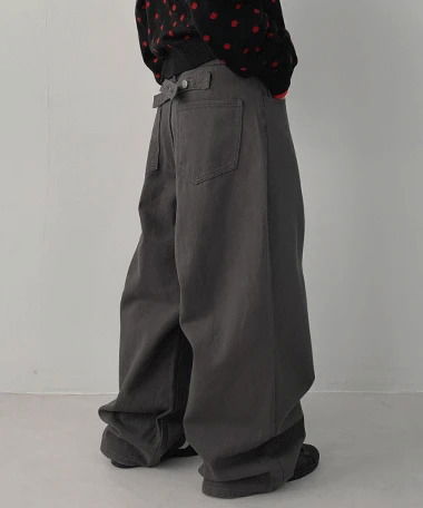 Rayant Wide Back Point Cotton Pants
