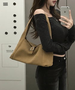 Billow Suede Shoulder Bag - 5 colors