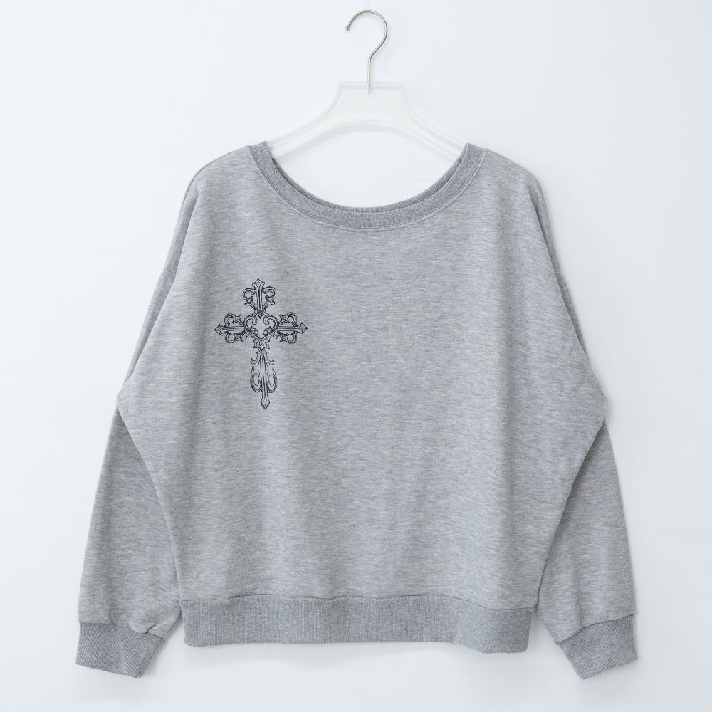 긴팔 티셔츠 그레이 색상 이미지-S1L12