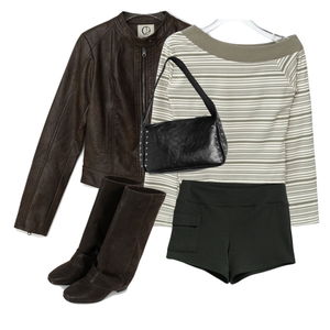 Photo,Contest,Autumn,Shortpants,Boots,Daily,Unique,Cool,Trendy,Fall 코디
