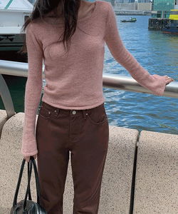 Knitwear Wool Mohair Square Neck Knit - 4 Colors