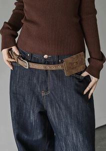 Dupont Pocket Suede Belt