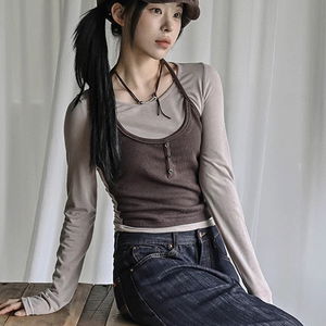 아캔 레이어드 티셔츠