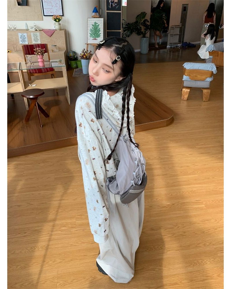 블라우스 모델 착용 이미지-S1L9