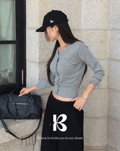 簡約紋理針織長版開襟外套