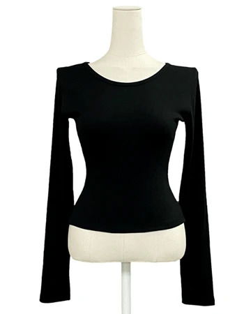 501 Modal Loose Ribbed Long Sleeve T-Shirt 長袖上衣