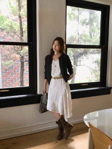 세니 언발 레이어드원피스