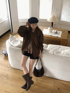 레뜨 스웨이드 반바지