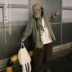 마션 패치 워싱 셔츠