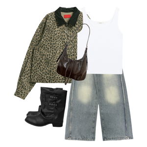 Coolgirl,Casual,Contest,Black,Ootd,Brown,Sleeveless,Fall,Jacket,Daily 코디