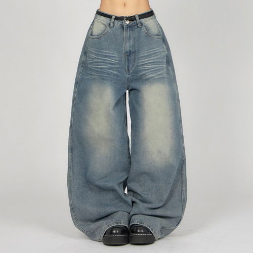 Leger Cat-Brush Washed Denim DE048