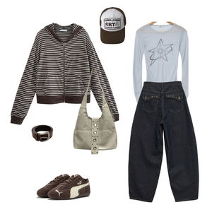 brown,blue,autumn 코디