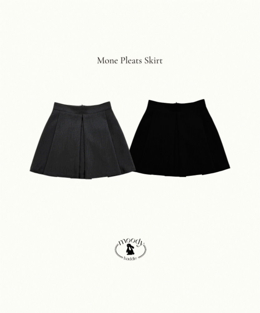 Monet pleated skirt