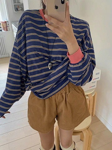 테일 골덴 숏 팬츠