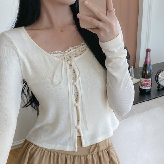 限量優雅花朵背心開襟外套套裝