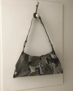 Mook Cross Military Camo Shoulder Bag
