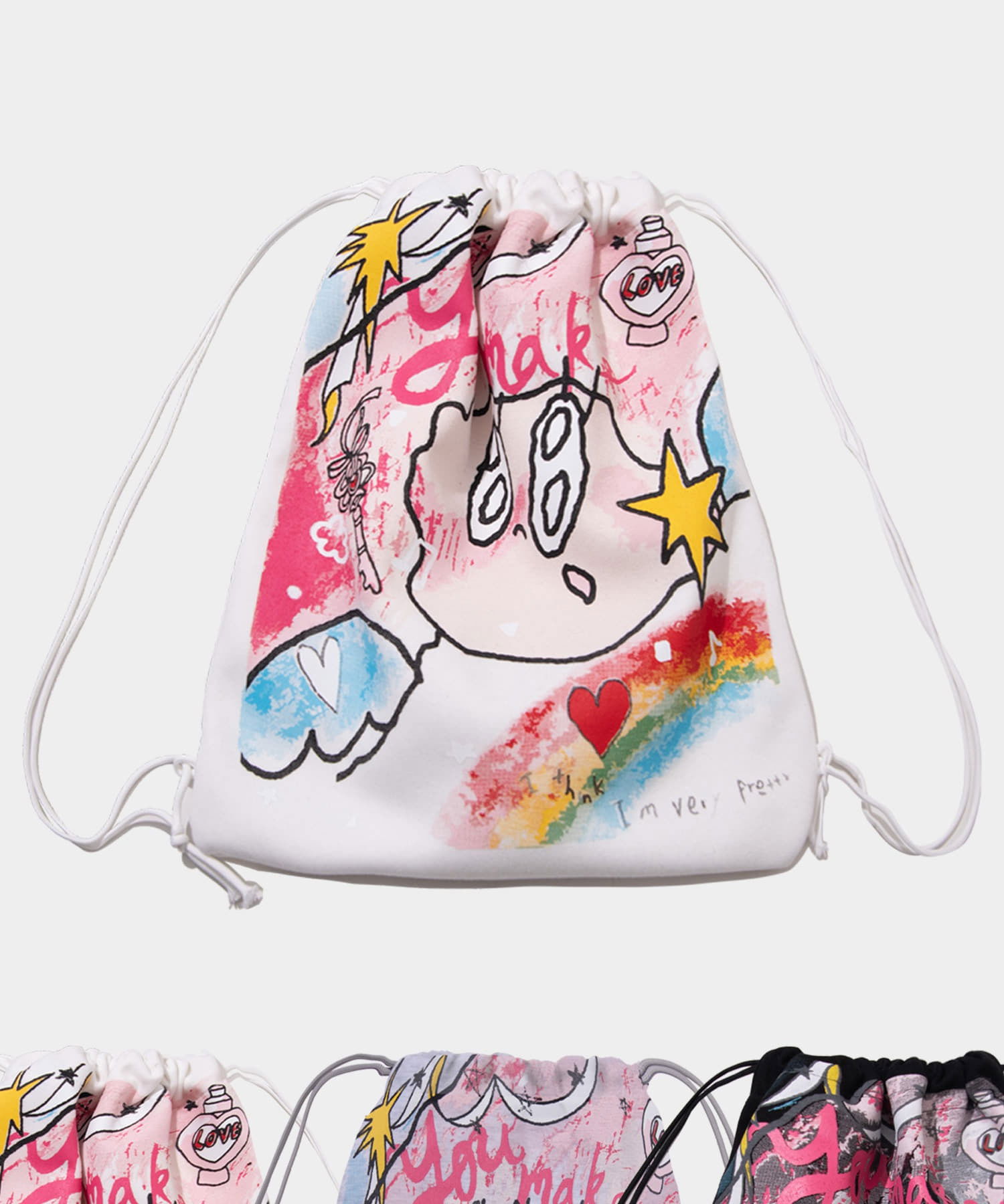 Starlight Angel Graphic Draw Authentic Gym Bag