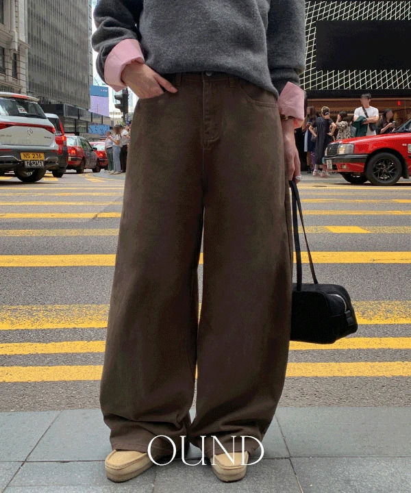 Pins Overfit Wide Cotton Pants - 4 Colors