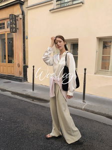 #ONEDAY WONT Signature Two-Pin Tuck Slacks