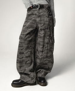 Kawatzu Military Panel Split Pants (Belt, Keyring Set)