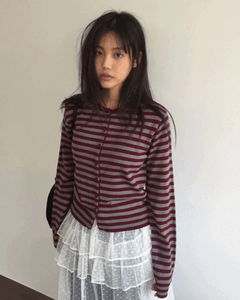 포이 스트라이프 가디건 (4color) *네이비 당일 발송 가능