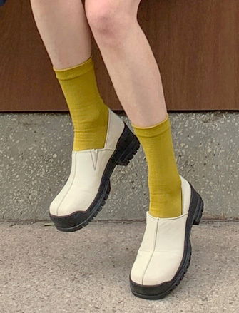 レイトステッチチャンキーローファー