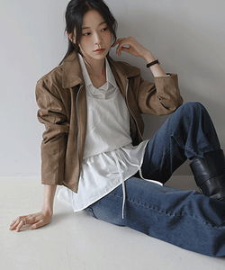 Viant Suede Collar Jacket