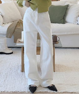 보그코튼pt (세미와이드비침X,하비추천,화이트팬츠)