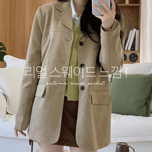모브스웨이드jk (탄탄고퀄오버핏,가을자켓,출근룩)