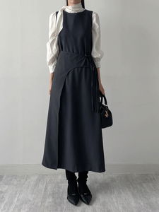 Abe sleeveless long Dress