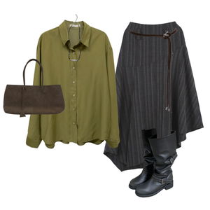 사진,벨트,선글라스,가방,針織外套,가을,양말,일상,부츠 코디