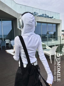 Someday Slim Warmer Hooded T-Shirt