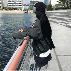 크라임 피그먼트 집업 자켓