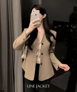 ミュートノーカラーラインジャケット