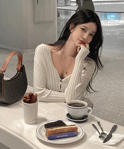 經典秋季羊毛羅紋修身排扣針織外套