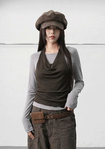 Konitz Halter Layered T-Shirt