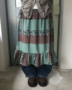 Gentle patchwork skirt