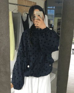 Frill Dot Windbreaker