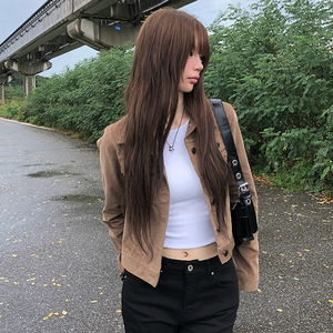 바더 골덴 코듀로이 슬림핏 카라 자켓 (3color)