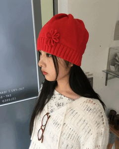 立體徽章針織毛帽