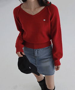 퓨러 F/W 펜던트 니트 & 가디건 - 2 타입