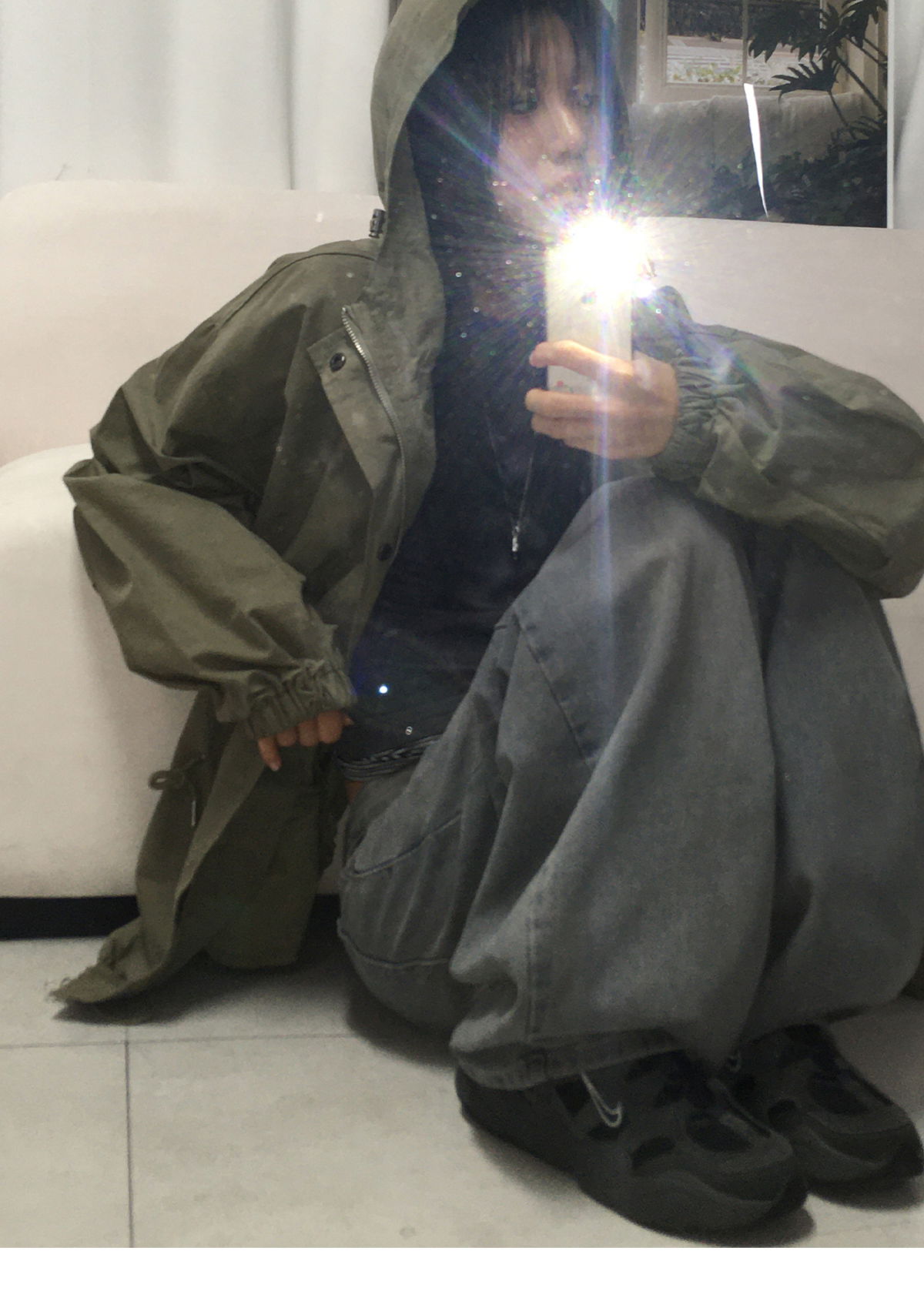 재킷 모델 착용 이미지-S1L7