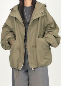 Hood Boxy Field Jacket ZI008