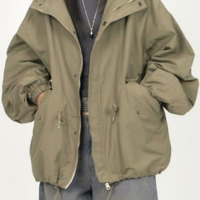 Hood Boxy Field Jacket ZI008