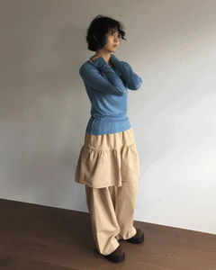 Berry Tencel Long Sleeve *Navy, Ivory available for same-day shipping